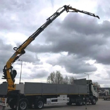 Ogłoszenie - Naczepa do budowlanki 2 osiowa z dzwigiem 37t/m do palet