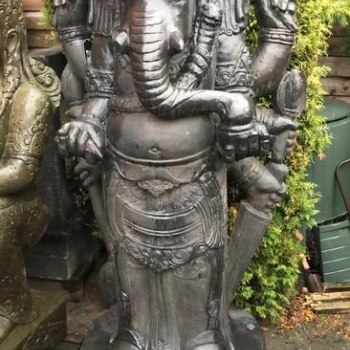 Ogłoszenie - Ganesha H155cm rzeźba z kamienia lawy - Uosabia witalność i - 12 300,00 zł