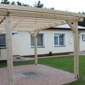 Ogłoszenie - PERGOLA WIATA 3.6m x 3.3m Altana Altanka Zadaszenie tarasu - 2 240,00 zł