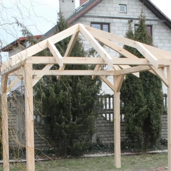 Ogłoszenie - Altana KONSTRUKCJA ALTANY 3,3x3,3m Altanka Pergola Wiata - 2 400,00 zł