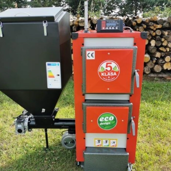 Ogłoszenie - kocioł piec kotły podajnik 19 kw (groszek, pelet)-drewno EKO - 6 800,00 zł