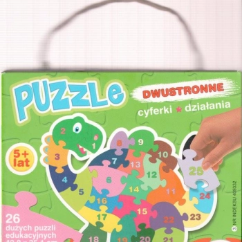 Ogłoszenie - Puzzle dwustronne cyferki działania Piotr Kozera - 14,00 zł