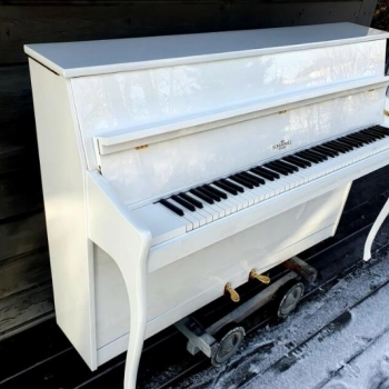 Ogłoszenie - BIAŁE Pianino Schimmel Mod.4 104cm RENNER 1970r - 8 500,00 zł