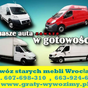 Ogłoszenie - Wywóz starych mebli Wrocław - Wrocław - 1,00 zł