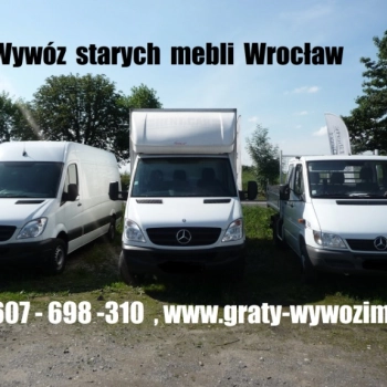 Ogłoszenie - wywóz starych mebli,wersalek,meblościanek,opróżnianie mieszkań,piwnic Wrocław - Wrocław - 1,00 zł