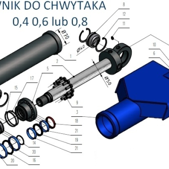 Ogłoszenie - Siłowniki do chwytaka do złomu