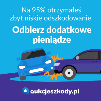 Ogłoszenie - Dopłaty do odszkodowań , zaniżone odszkodowanie OC AC - Warszawa