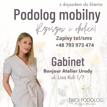 Ogłoszenie - Podolog mobilny Rzeszów i okolice - Rzeszów - 150,00 zł