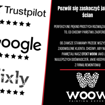 Ogłoszenie - Profesjonalne Usługi Malarskie mieszkań, domów oraz biur | Polisa OC | Płatność kartą | Efekt WOOW ! z WOOW EXPERT - Warszawa