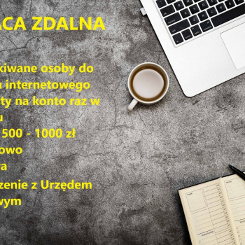 Ogłoszenie - Praca zdalna/ przez Internet/ z domu - Mazowieckie - 3 000,00 zł