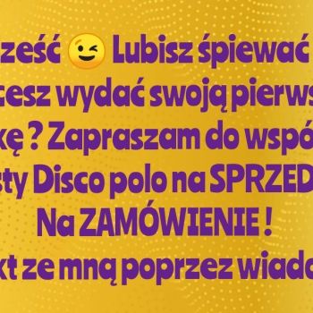 Ogłoszenie - Teksty Disco polo na sprzedaż i na zamówienie - Wrocław - 250,00 zł