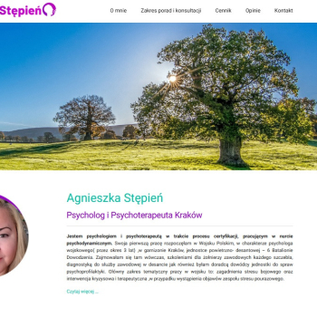 Ogłoszenie - Psychoterapeuta Kraków - Agnieszka Stępień - Kraków