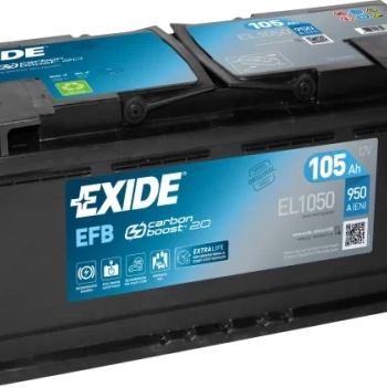 Ogłoszenie - Akumulator Exide Start Stop EFB 105Ah 950A PRAWY PLUS - Ursynów - 800,00 zł