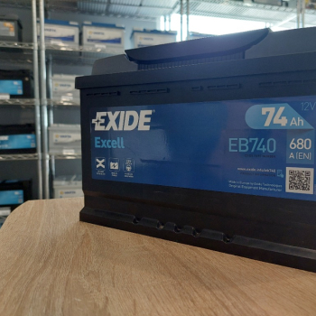 Ogłoszenie - Akumulator Exide  Excell EB740 74Ah 680A EN PRAWY PLUS - Bemowo - 390,00 zł