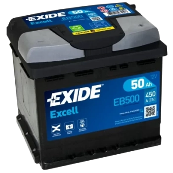 Ogłoszenie - Akumulator Exide Excell 50Ah 450A EN PRAWY PLUS - Włochy - 280,00 zł