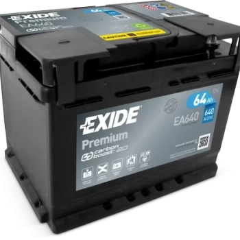 Ogłoszenie - Akumulator Exide Premium 64Ah 640A EN PRAWY PLUS - Włochy - 350,00 zł