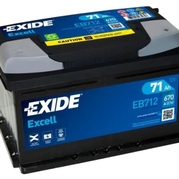 Ogłoszenie - Akumulator Exide Excell 71Ah 670A EN PRAWY PLUS Legionowo - Legionowo - 380,00 zł