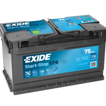 Ogłoszenie - Akumulator Exide Start Stop EFB 75Ah 730A PRAWY PLUS - Ursynów - 600,00 zł