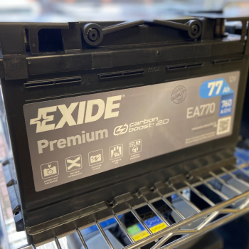 Ogłoszenie - Akumulator Exide Premium  EA770 77Ah 760A PRAWY PLUS - Bemowo - 430,00 zł