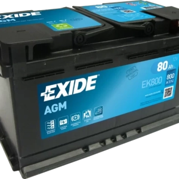 Ogłoszenie - Akumulator Exide AGM start&stop EK800 80Ah 800A EN - Włochy - 710,00 zł