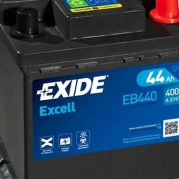 Ogłoszenie - Akumulator Exide Excell 44Ah 400A kostka prawy plus - Mińsk Mazowiecki - 280,00 zł