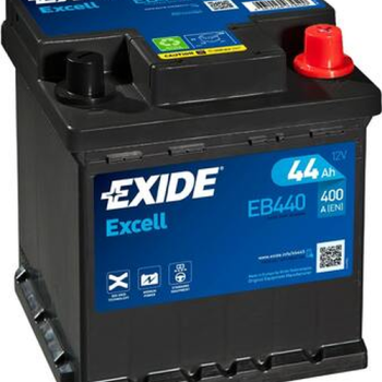 Ogłoszenie - Akumulator Exide Excell 44Ah 400A kostka prawy plus - Targówek - 280,00 zł