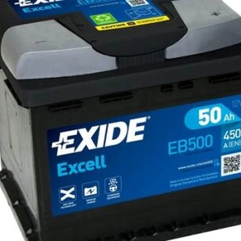 Ogłoszenie - Akumulator Exide Excell 50Ah 450A EN PRAWY PLUS - Mińsk Mazowiecki - 280,00 zł