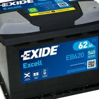 Ogłoszenie - Akumulator Exide Excell 62Ah 540A EN PRAWY PLUS - Mińsk Mazowiecki - 330,00 zł