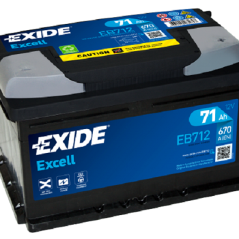 Ogłoszenie - Akumulator Exide Excell 71Ah 670A EN PRAWY PLUS - Ursynów - 380,00 zł