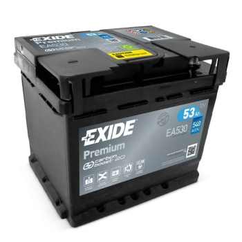 Ogłoszenie - Akumulator Exide Premium 53Ah 540A PRAWY PLUS - Pruszków - 300,00 zł