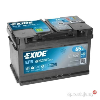 Ogłoszenie - Akumulator Exide Start Stop EFB 65Ah 650A PRAWY PLUS - Wesoła - 550,00 zł