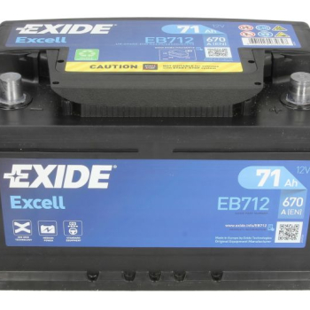 Ogłoszenie - Akumulator Exide Excell 71Ah 670A EN PRAWY PLUS GÓRCZEWSKA 257A BEMOWO - Bemowo - 380,00 zł