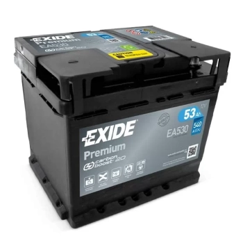 Ogłoszenie - Akumulator Exide Premium 53Ah 540A PRAWY PLUS - Włochy - 300,00 zł