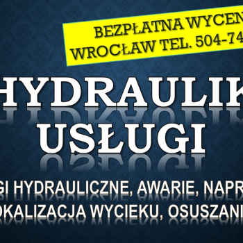 Ogłoszenie - Usługi hydrauliczne, cennik, Tel. 504-746-203, Wrocław, Pogotowie, hydraulik, awarie  Usuwanie awarii hydraulicznych - Wrocław