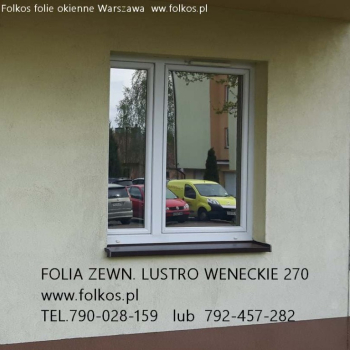 Ogłoszenie - Lustro weneckie na okna- folia wenecka do mieszkania-Widzisz nie bedąc widzianym- Folkos folie Warszawa - Białołęka - 187,00 zł