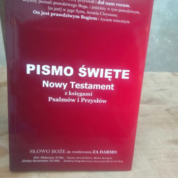 Ogłoszenie - Pismo Święte - ocalenie przed piekłem - Mazowieckie