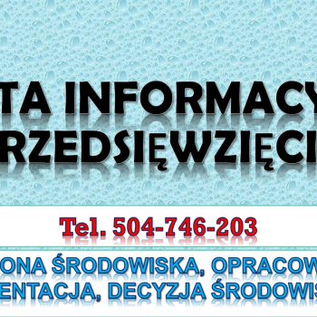 Ogłoszenie - Ile kosztuje karta informacyjna przedsięwzięcia, t. 504-46-203. Cena. Przygotowanie, warunki zabudowy, opinia środowisk - Wrocław