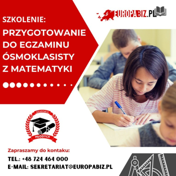 Ogłoszenie - Przygotowanie do egzaminu ósmoklasisty z matematyki - Szczecin - 1 000,00 zł