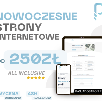 Ogłoszenie - TWORZYMY NOWOCZESNE STRONY INTERNETOWE - Podkarpackie