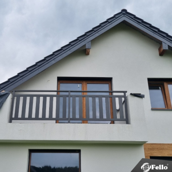 Ogłoszenie - Fello Balustrada balkonowa Prestige aluminium taras balkon barierka - Małopolskie - 1 382,00 zł