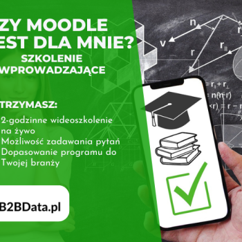 Ogłoszenie - Czy Moodle jest dla mnie? Szkolenie wprowadzające - Wrocław - 350,00 zł