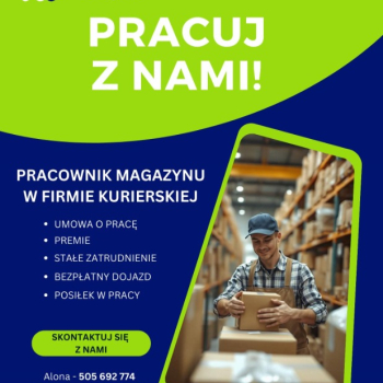 Ogłoszenie - Pracownik magazynu | Sortowanie paczek | Stryków | OD zaraz - Łódź