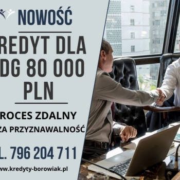 Ogłoszenie - ❗NOWOŚĆ❗ Kredyt dla FIRM 80 000 PLN na 60 mies. DUŻA PRZYZNAWALNOŚĆ - Lubelskie