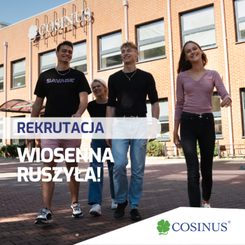 Ogłoszenie - Rekrutacja wiosenna w szkole Cosinus ruszyła! - Inowrocław