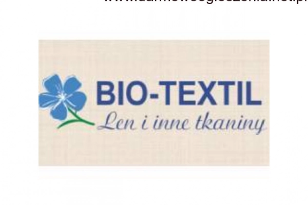 Ogłoszenie - BIO-TEXTIL - tkaniny lniane i bawełniane - 1,00 zł