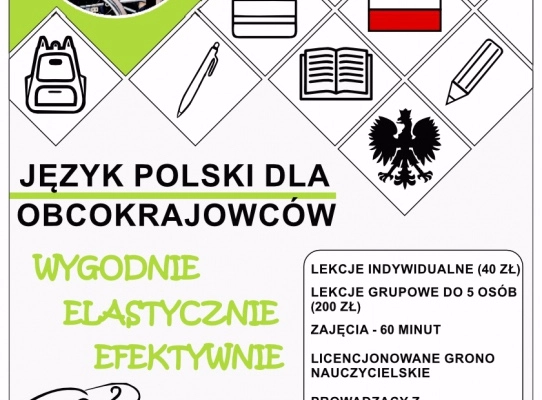 Ogłoszenie - Belfer w sieci - kurs języka polskiego dla obcokrajowców