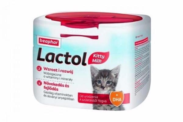 Ogłoszenie - Beaphar Lactol Kitty Milk - preparat mlekozastępczy dla kociąt 250g - 39,50 zł
