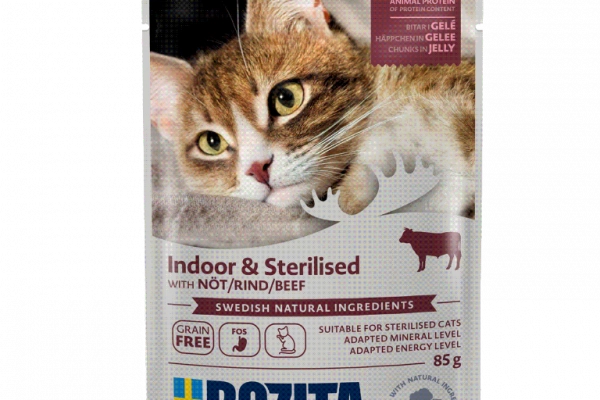 Ogłoszenie - Bozita - Kawałki w galaretce Indoor&Sterilised z Wołowiną 85g - 5,70 zł