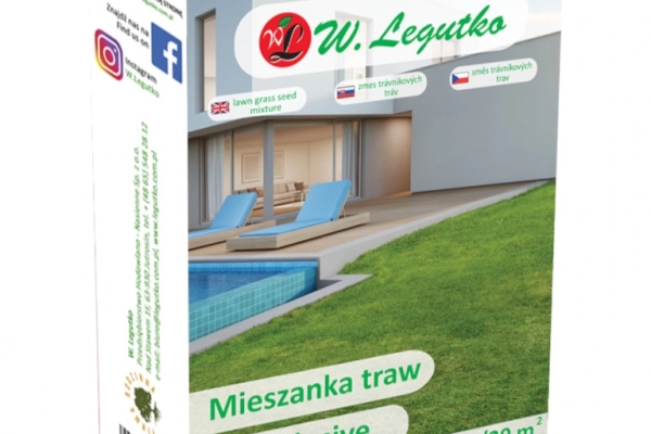 Ogłoszenie - W.LEGUTKO Mieszanka traw exclusive nasiona traw gazonowych 500 g - 21,99 zł