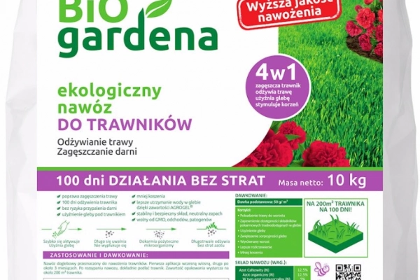 Ogłoszenie - BIO GARDENA Nawóz do trawników Eco 10 kg - 95,39 zł